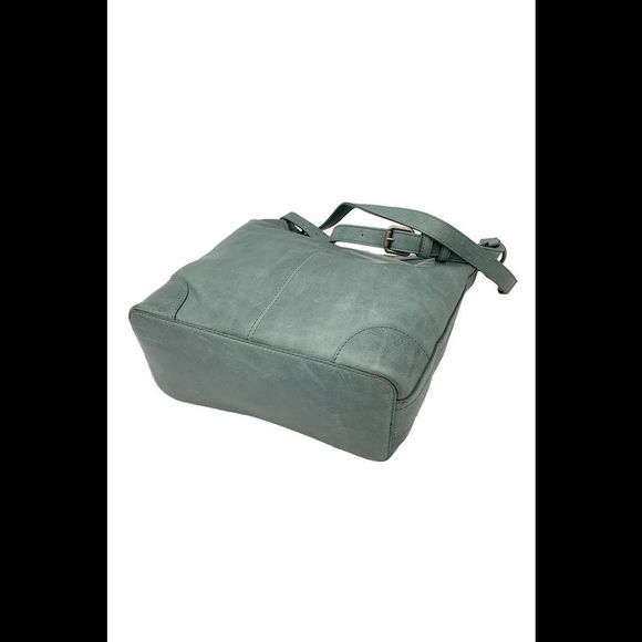 Frye Leather Melissa Drawstring Hobo Bag Sky - Picture 3 of 4